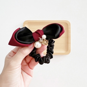 Lady Hair Tie Scrunchie Bow Christmas CNY (LPT6376)